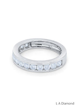 14K White Gold Round Diamond Ring
